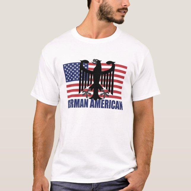 T-shirt américain allemand (Devant)