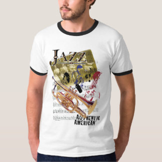 T-shirt américain authentique d'art de jazz