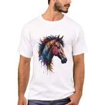T-shirt américain Bashkir Curly Horse