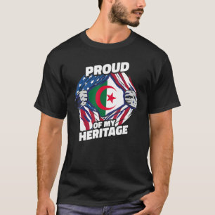 T-shirt Américain cultivé avec des racines algériennes Fi