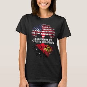 T-shirt Américain cultivé avec des racines papoues-néo-gui