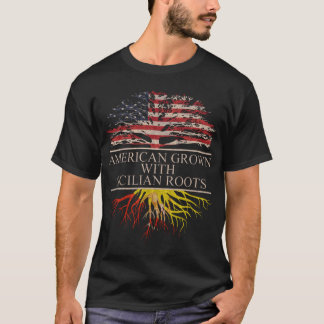 T-shirt Américain cultivé avec des racines siciliennes