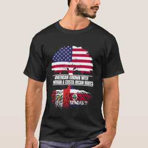T-shirt Américain cultivé avec le patrimoine du drapeau pé