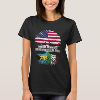 T-shirt Américain cultivé avec l'héritage du drapeau baham