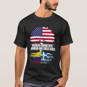 T-shirt Américain cultivé avec l'héritage du drapeau colom
