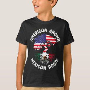 T-shirt Américain Cultivé Racines Mexicaines Patrimoine Me