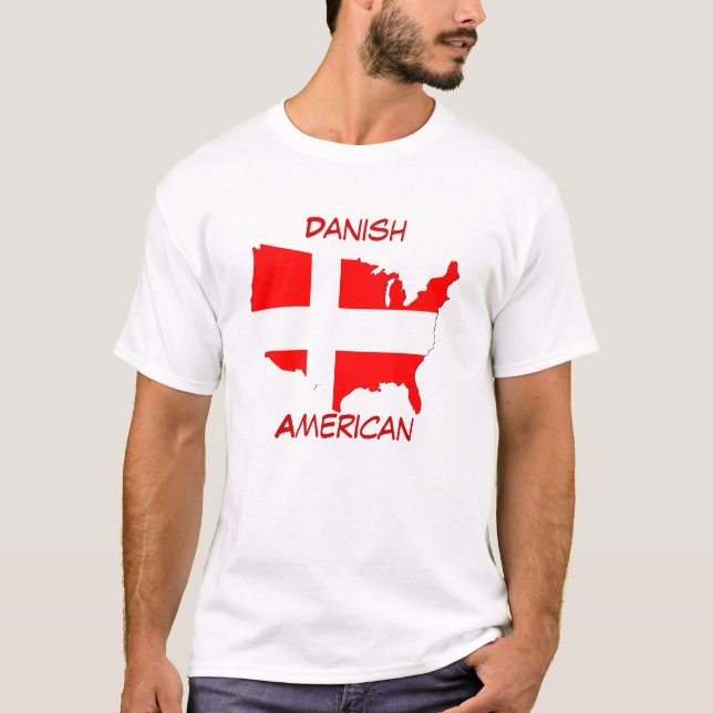 T-shirt Américain danois (Devant)