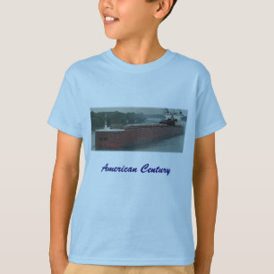 T-shirt américain de bateau de Great Lakes de