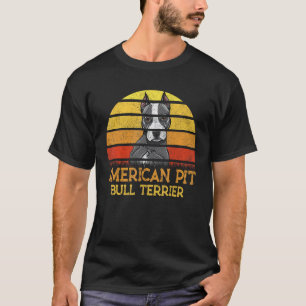 T-shirt Américain drôle Pit Bull Terrier amoureux du chien