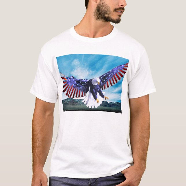 T-shirt Américain Eagle (Devant)
