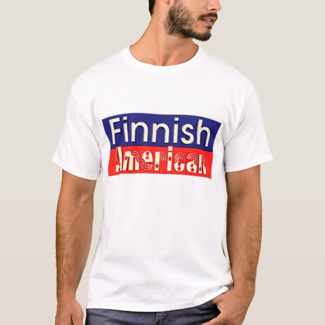 T-shirt Américain finlandais (T-shirt Finn-Américain) (Devant)