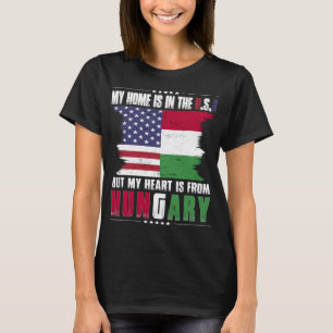 T-shirt Américain Hongrois Américain de Hongrie