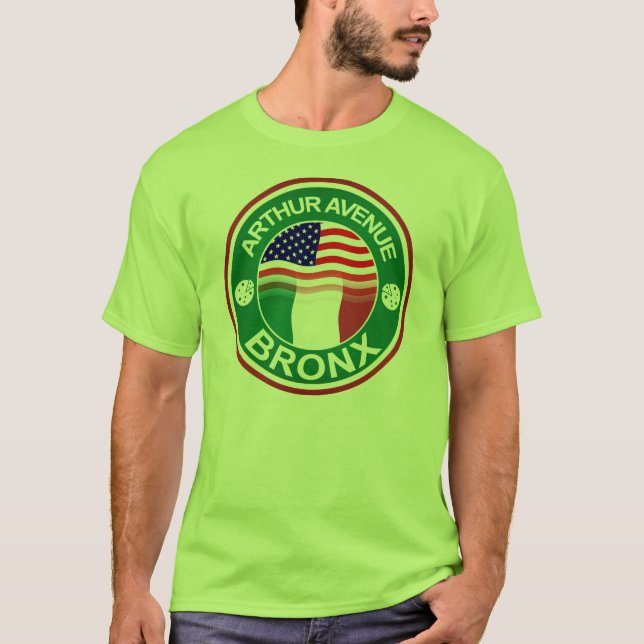 T-shirt Américain italien d'avenue Bronx d'Arthur (Devant)