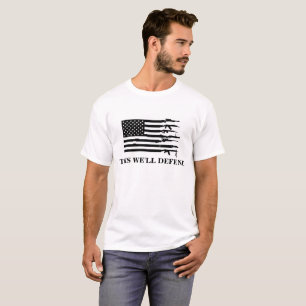 T-shirt américain masculin à la façon de Grunt