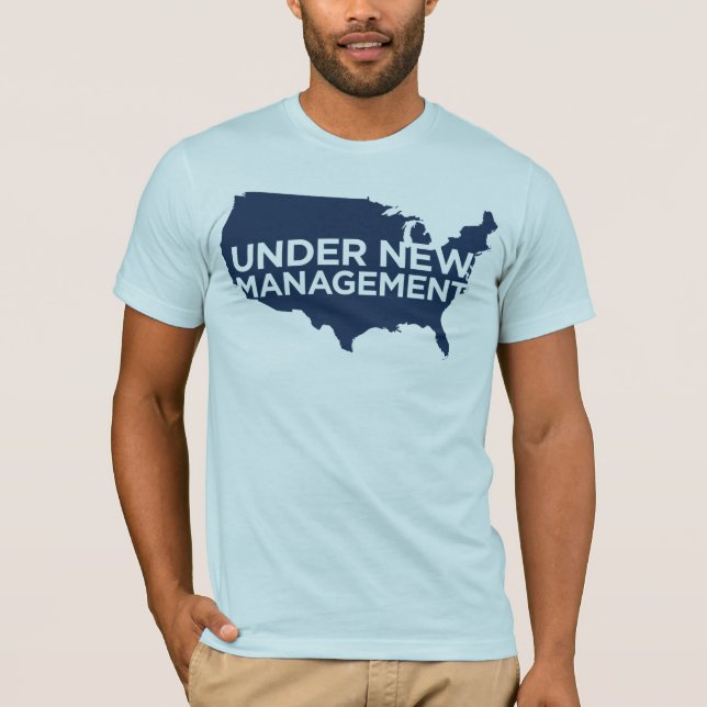 T-shirt Américain : Sous la nouvelle gestion (Devant)