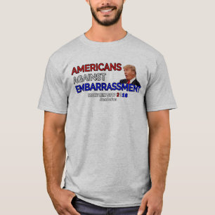 T-shirt Américains contre l'embarras
