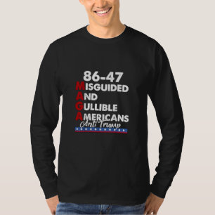 T-shirt Américains malavisés et crédules 86-47