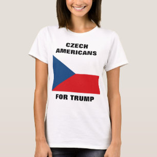 T-SHIRT AMÉRICAINS TCHÈQUES POUR TRUMP