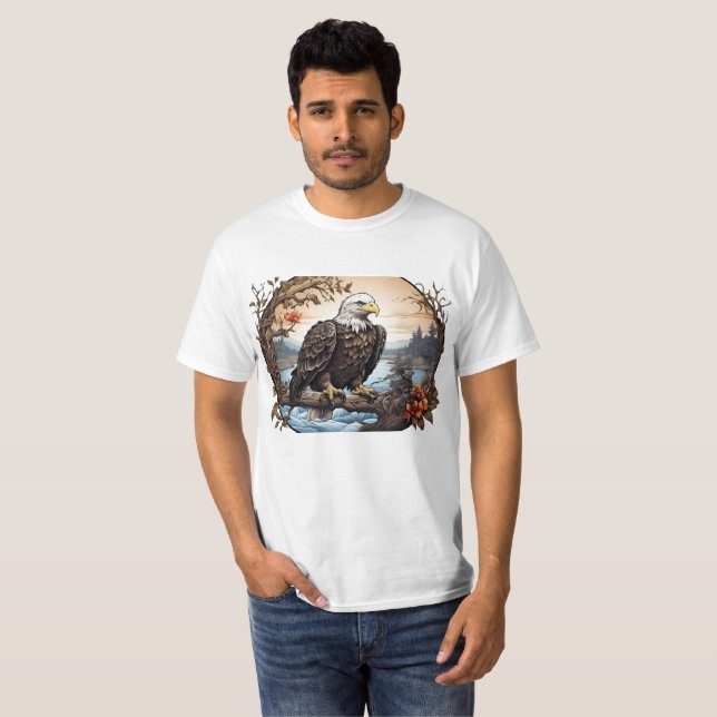 T - Shirt - American Bald Eagle (Vorne ganz)