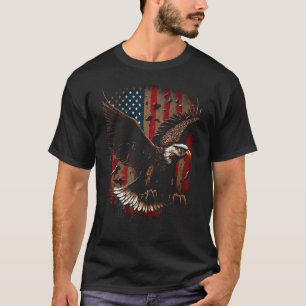 T-shirt American Bald Eagle Eyes Pays 2