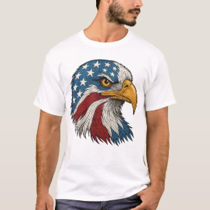 T-shirt American Bald Eagle Patriotic