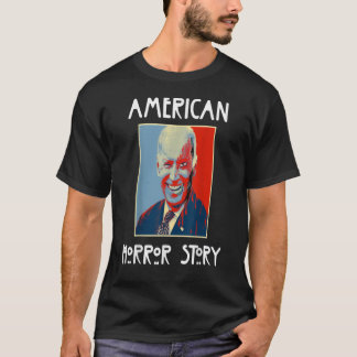 T-shirt American Biden Horror Story Zombie Halloween Retro