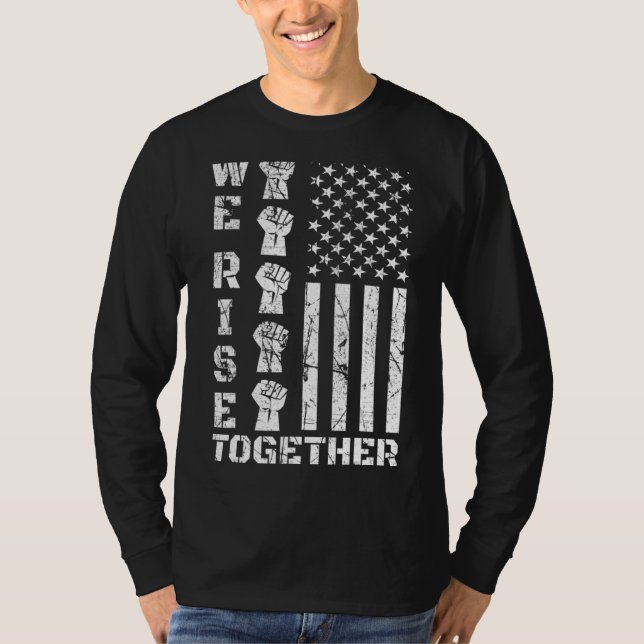 T-shirt American Black Flag Ensemble, nous augmentons la v (Devant)