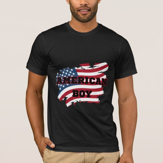 T-shirt American Boy (Devant)