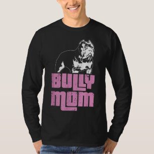T-shirt American Bully Bully Maman Propriétaire de chien
