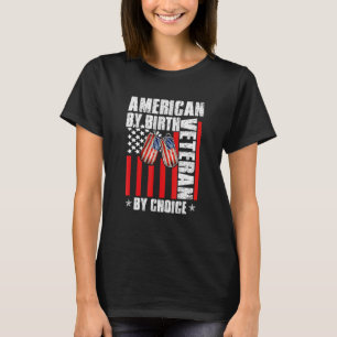 T-shirt American By Birth Vétérinaire Par Choix