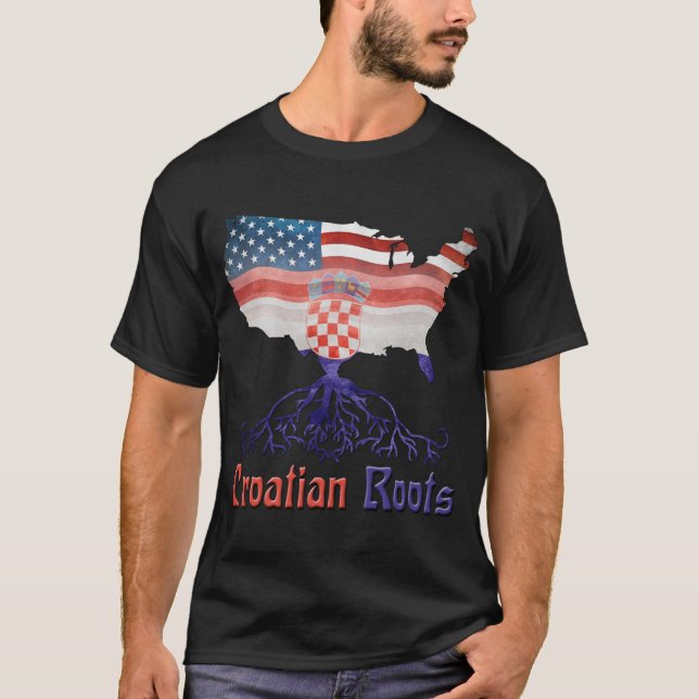 T-shirt American Croate Roots Tee (Devant)