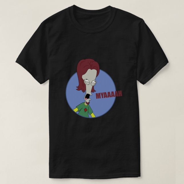 T-shirt American Dad Roger Myaah Classic (Design devant)