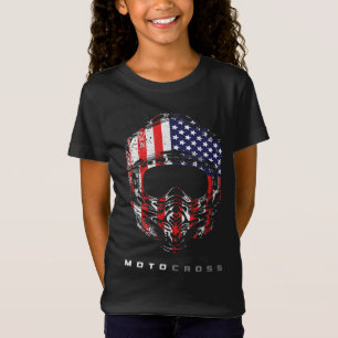 T-Shirt American Dirt Bike Motocross Appareils - Motocross