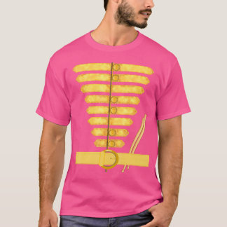 T-shirt American Drum Major Costume Marching Band Uniforme