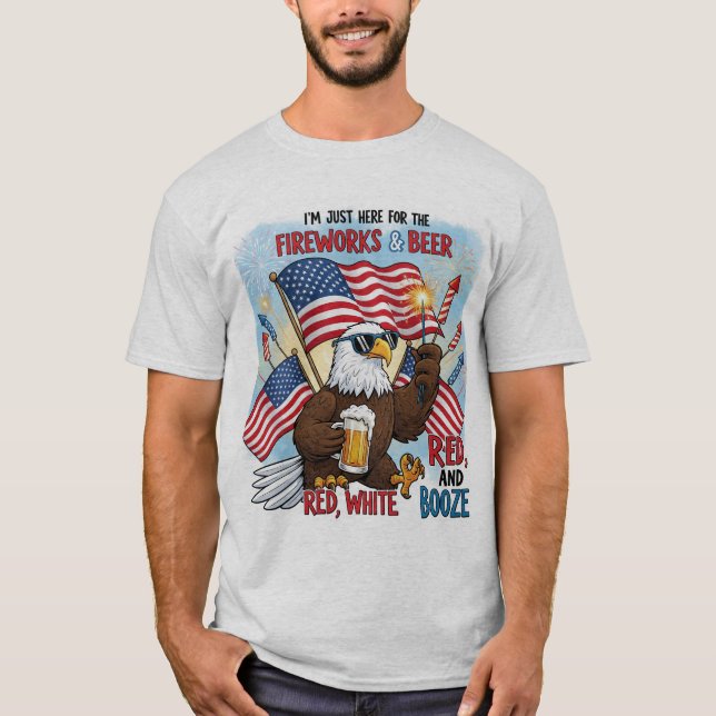 T-shirt American Eagle 4 juillet Tee (Devant)