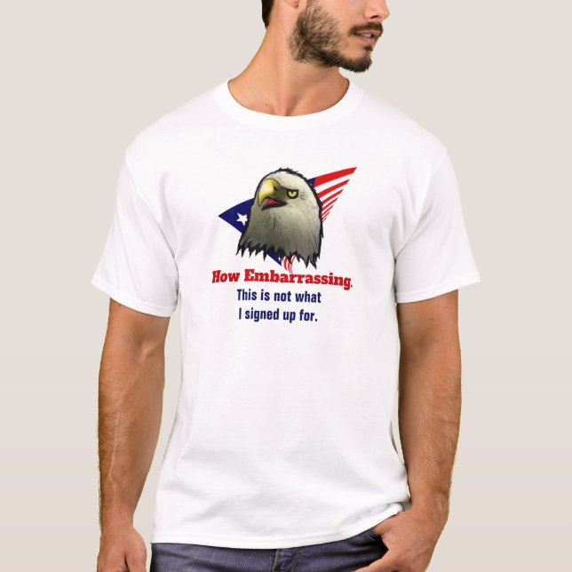 T-shirt American Eagle American Flag Dit À Quel Point Il E (Devant)