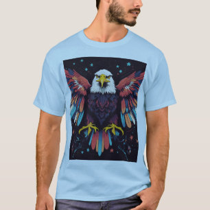 T-shirt American Eagle avec symboles patriotiques