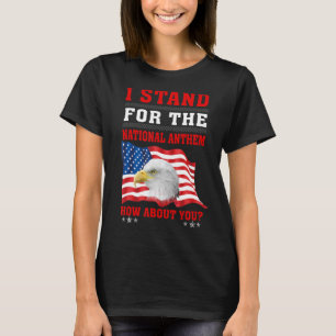 T-shirt American Eagle Je défends L'Hymne National Comment