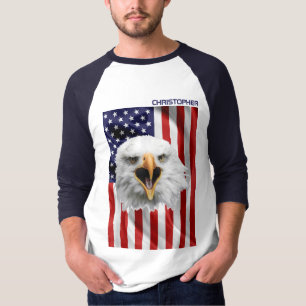 T-shirt American Eagle, le drapeau américain patriotique