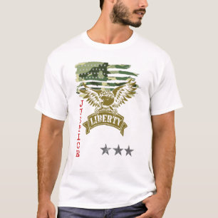 T-shirt American Eagle Liberty Liberty Patriot Justice For