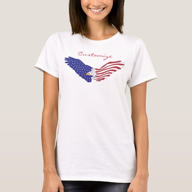 T-shirt American Eagle Thunder_Cove 4 juillet patriotique (Devant)