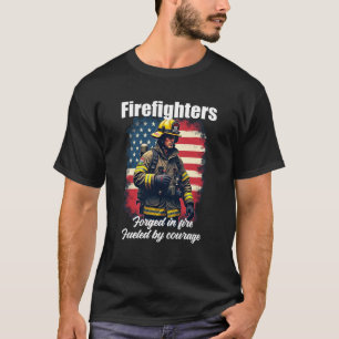 T-shirt American Firefighter Tee - Forgé dans le feu pour