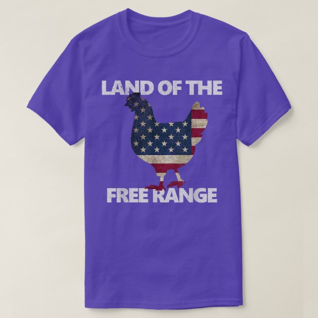 T-shirt American Flag Chicken SHIRT USA Funny Gift 4th of  (Design devant)