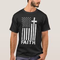 American Flag Cross Usa Patriotisme & Foi Christi