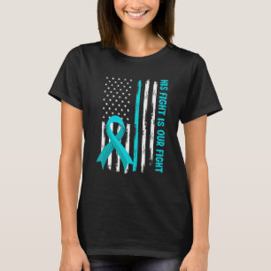 T-shirt American Flag Son Combat Est Mon Syndrome De Pots