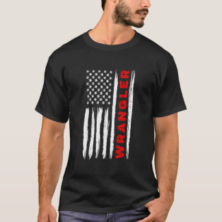 T-shirt American Flag Wrangler Us Usa Flag Patriotic