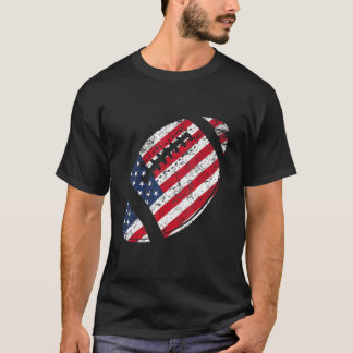 T-shirt American Football 4th July American Flag Patriotic