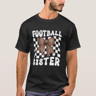 T-shirt American Football Soeur Coquette Bow Funny Jeu D
