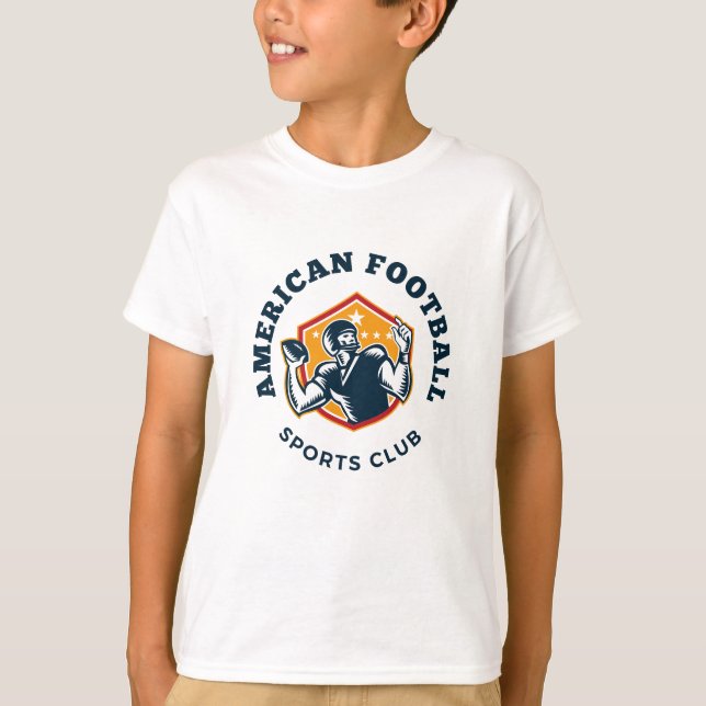 T-shirt American Football Sports Tee (Devant)