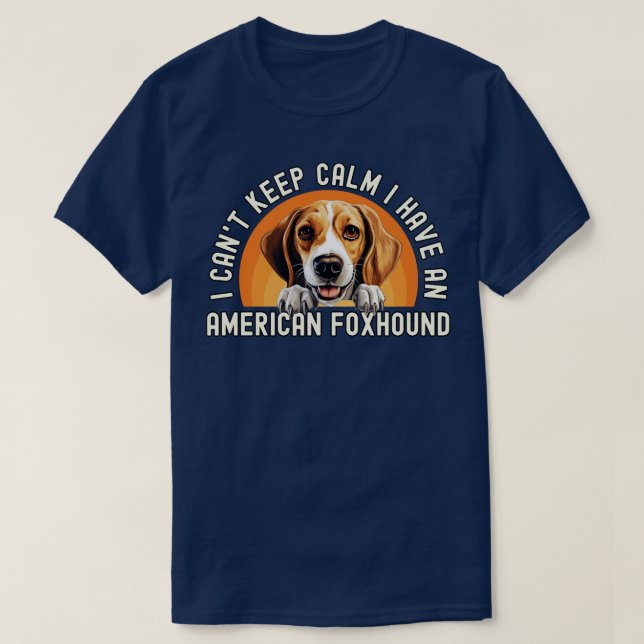 T-shirt American Foxhound (Design devant)